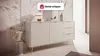 Vente-unique - ELONARIA Sideboard Holz, Platte Beige - B 38 cm x H 81,2 cm x L 163,2 cm Bild 2