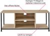 tectake Lowboard TV-Regal (TV-Regal, Montagematerial, Montageanleitung), Industrial Style Bild 5