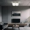 LED Deckenlampe, Chrom, Glas, L 24 cm Bild 3