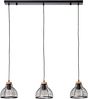 Brilliant AG Leuchten 99561-76 Avia Pendelleuchte 3-flammig schwarz holz Bild 5