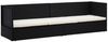 vidaXL Garten-Sofabett mit Kissen Poly Rattan Schwarz 49391 Bild 3