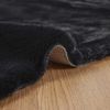 vidaXL Rutschfester Teppich aus Kunstkaninchenfell OLITE Schwarz 42021723 Bild 5