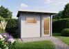 Infraworld Gartensauna Terra 2 Außensauna mit Vorraum Saunahaus 341x230 cm Bild 2