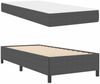 vidaXL Bettrahmen mit Matratze Dunkelgrau 100 x 200 cm Stoff 3399106 Bild 4