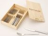 ECHTWERK Steakbesteck Sarre (12-tlg), 6 Personen, Edelstahl 18/10, Pizzabesteck, Grillbesteck, Holzkassette Bild 5