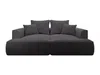 Vente-unique - PINETA Sofa Samt Grau - B 180 cm x H 67 cm x L 230 cm Bild 2