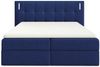 Boxspringbett Schlafzimmerbett MARTIM PREMIUM 120x200cm Stoff Fresh Dunkelblau Bild 3