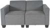 Modular 2-Sitzer Sofa Couch Lyon, Stoff/Textil ~ grau Bild 3