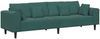 vidaXL Sofa Dunkelgrün 250 x 77 x 76 cm Samt 3335155 Bild 2