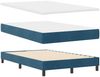 vidaXL Boxspringbett mit Matratze Dunkelblau 120 x 200 cm Samt 3339102 Bild 5