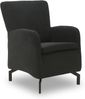 DOMO Collection Dallas, Sessel, Microfaser schwarz, 68 cm Bild 2