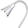 LED Klemmleuchten 2er SET 1 flammige Kunststoff Schwanenhalslampe in Silber Bild 5