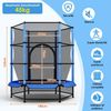 TLGREEN Gartentrampolin Ø 140cm bis 50 kg, Trampolin für Kinder,Kindertrampolin,Kleinkind-Trampolin Bild 3