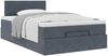 vidaXL Ottoman-Bett mit Matratze Dunkelgrau 120x200 cm Samt 3311694 Bild 5