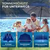 Styngard Sonnenschirm Reise Sonnenschirm Nizza, LxB: 180,00x155,00 cm, mit UV Schutz 50+ - Strandschirm Sonnenschirm Strand mit Abspannleinen Bild 4