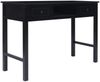 Schreibtisch, Holz Schwarz, 110 × 45 × 76 cm Bild 2