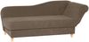 Recamiere mit Armteil rechts klappbar Katia Bezug Veloursstoff Buche natur / sahara 22696 Bild 2