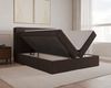 MOEBLO Boxbett BETT 04 aus Cord (mit Bettkasten und Topper – Cord Polsterbett Bett 04 mit gestepptem Kopfteil, Federmechanismus und Stauraum, Doppelbett 140x200, 160x200, 180x200 cm, Boxbett inklusive Topper und integriertem Bettkasten), (B x H x T): 1... Bild 3