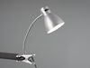 Klemmleuchte HARVEY flexibel, Chrom & Metallschirm Titan, 36cm Bild 3