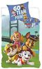 BrandMac Kinderbettwäsche Paw Patrol Go Team Paw Kinderbettwäsche 100x135cm Hunde, Renforcé, 2 teilig Bild 3