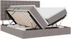 vidaXL Bett mit LED-Lichtleisten mit Kopfteil Taupe 180 x 200 cm Stoff 3372860 Bild 2