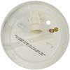 LED Deckenleuchte / Deckenschale, Opalglas matt, Dekorring Nickel matt, Ø 25cm Bild 3