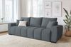 Home affaire Schlafsofa Bello, B: 239 cm, Liegefl. 142x194 cm, Bettfunktion, Bettkasten & 2 Zierkissen, Federkern Bild 4