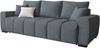 Home affaire Schlafsofa Bello, B: 239 cm, Liegefl. 142x194 cm, Bettfunktion, Bettkasten & 2 Zierkissen, Federkern Bild 2