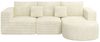 HawthyHome Sofa Cloud-Cord Ecksofa L-form 264x177cm, 1 Teile, Montagefrei Couch mit zwei Kissen für Wohnzimmer & Schlafzimmer Bild 3