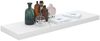 vidaXL Schweberegal Hochglanz-Weiß 80x23,5x3,8 cm MDF 323751 Bild 3