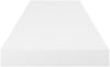 vidaXL Schweberegal Hochglanz-Weiß 80x23,5x3,8 cm MDF 323751 Bild 5