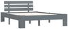 vidaXL Bettgestell Grau Massivholz Kiefer 120 × 200 cm [283168] Bild 2