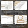 Novelux Etagenbett 90x200 cm mit Treppenschrank und Stauraum – Kiefer/MDF Weiß Natur, 2 Schubladen, Regal, Absturzsicherung, ohne Matratze Bild 4