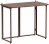 vidaXL Gartentisch Klappbar Braun 90x51x75 cm Poly Rattan 4108255 Bild 2