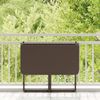 vidaXL Gartentisch Klappbar Braun 90x51x75 cm Poly Rattan 4108255 Bild 3