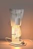 Tischlampe, Weiß, Stahl, H 30 cm Bild 4