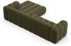 Micadoni Modulares Ecksofa Lupine 4-Sitzer Rechts Chenille Eden Grün Bild 4