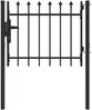 vidaXL Zauntor BOXTEL 103 x 124,5 cm Pulverbeschichteter Stahl Grau 42008878 Bild 2
