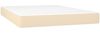 vidaXL Boxspringbett mit Matratze Creme 140x200 cm Stoff, Härtegrad: H2 [3142182] Bild 5