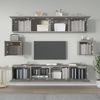 vidaXL 6-tlg. TV-Schrank-Set Betongrau Holzwerkstoff 3114361 Bild 3