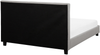 Polsterbett Leinenoptik hellgrau Lattenrost 180x200 cm LA ROCHELLE Bild 5