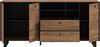 FORTE Sewill Sideboard, Holzwerkstoff, Braun/Schwarz, 180,8 x 81,6 x 42 cm Bild 3