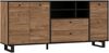 FORTE Sewill Sideboard, Holzwerkstoff, Braun/Schwarz, 180,8 x 81,6 x 42 cm Bild 4