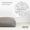 osoltus Selma Premium Modular Lounge 3tlg. Axroma Olefin Charcoal Grau Bild 4