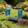 Relaxdays Kniebank Gartenarbeit mit Taschen Bild 3
