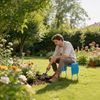 Relaxdays Kniebank Gartenarbeit mit Taschen Bild 2