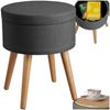 tectake Sitzhocker Yara, rund Bild 4