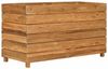 vidaXL Hochbeet 100x40x55 cm Teak Altholz und Stahl 47425 Bild 2