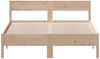vidaXL Massivholzbett ohne Matratze 150x200 cm Kiefernholz 842746 Bild 4