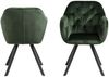 Armlehnstuhl >Lorin I< in Schwarz/matt aus Metall - 57,5x81,5x61,5cm (BxHxT) Bild 3